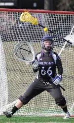 Senior Morgan Lathrop ranks first in the nation in goals against average (4.95).