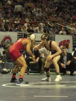 Brandon Precin advanced on Thursday morning and will meet Wyoming's Michael Martinez in the second round.