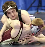 Brandon Precin won his 100th career match at Northwestern during Session IV Friday night.