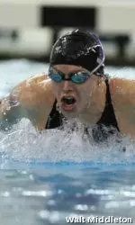 Senior Eric Nilsson took 25th in the 500 free Thursday at the NCAA Championships.