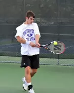 Sophomore Andrew McCarthy has an undefeated 6-0 record in dual match singles.