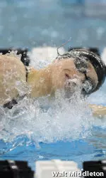 Senior Eric Nilsson swam a career-best time in Friday's 200 freestyle at the NCAA Championships.