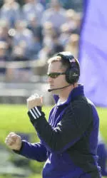 Pat Fitzgerald and the Wildcats held their first spring scrimmage on Saturday.