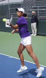 Lauren Lui and Northwestern will try to put the finishing touches on an unbeaten Big Ten regular season next weekend.