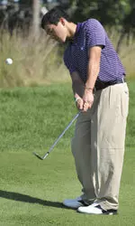 Freshman Eric Chun is in fourth place entering the final round of the U.S. Intercollegiate.