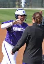 Monka was 5-for-7 in Northwestern's doubleheader at Purdue Saturday.