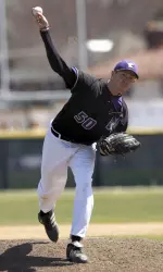 Senior right-hander Matt Havey pitched two innings of scoreless relief for Northwestern.