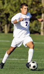 Mark Blades and the Wildcats face Notre Dame in an NCAA tournament rematch April 18.