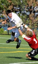 Jack Hillgard scored his first career goal in Northwestern's 1-0 overtime win over SIU-Edwardsville on Sunday.