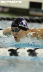 Peter Park won the 200 free Saturday against Carthage and Lewis.