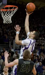 Drew Crawford scored 15 points, including coming up huge down the stretch to guide NU to the victory.