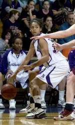 Kristin Cartwright and the Wildcats battle Iowa Sunday afternoon.