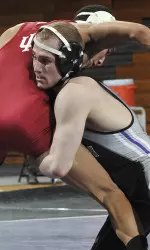 Freshman Levi Mele won the first Big Ten dual match of his career Sunday vs. Illinois.