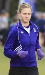 Junior Rachel Edwards was the second Wildcat to cross the finish line at the Bradley Classic Friday.
