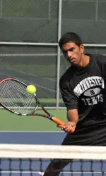 Sidarth Balaji won his first-round singles match over Illinois State's Matej Zlatkovic Friday in South Bend.