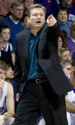 Northwestern head men's basketball coach Bill Carmody addressed the media Thursday at Big Ten Media Day.