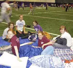 Join Northwestern Volleyball for the third-annual Campout with the 'Cats event after the Wisconsin match Saturday evening!
