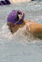 Senior Alex Kraus led a four-way NU sweep of the 200 fly Thursday at Wisconsin.
