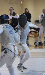 Dayana Sarkisova was one of four Wildcats to record top-10 finishes, placing sixth in the women's foil.