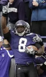 Demetrius' Fields touchdown catch with 1:22 remaining helped NU to Tostitos Fiesta Bowl National Team of the Week honors.