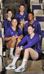 Saturday night's home finale marks Senior Night for Christina Kaelin, Brittani Gray, Naomi Johnson, Sabel Moffett and Elyse Glab.