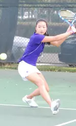 Belinda Niu is into the quarterfinals in singles at the ASU Thunderbird Invitational in Tempe.