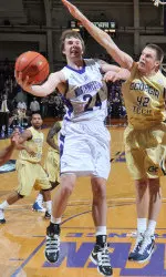 John Shurna is 16 points shy of becoming the 30th player in school history to record 1,000 career points.