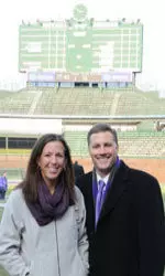 Bob Hayward, the new NGN president, with his wife Liz.