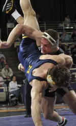 Sophomore Brian Roddy is 6-1 at 174 pounds for NU and owns a 5-3 career record in Big Ten dual matches after his win Wednesday at Indiana.