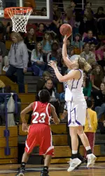 Amy Jaeschke scored a game-high 26 points in the Wildcats' nonconference finale Wednesday afternoon.