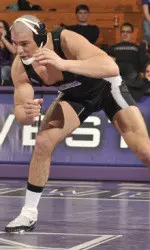 John Schoen was clipped by a 4-3 margin at 197 pounds Friday at Iowa.