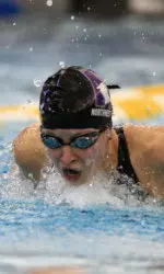 Kassia Shishkoff was second in Thursday night's consolation final of the 500 free.