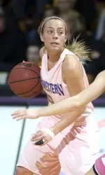 Beth Marshall contributed 15 points and seven assists in NU's victory over Iowa Sunday afternoon.