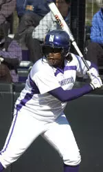 Michelle Batts was a perfect 2-for-2 with a double and a walk Saturday against Cal Poly.