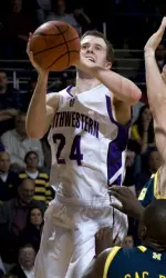John Shurna leads the Big Ten with an average of 19.6 points per game in conference play.