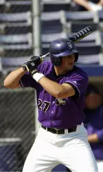 Chris Lashmet went 3-for-4 with two RBI for the Wildcats.