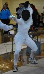 Senior Kayley French finished second in the women's epee, one of a pair of Wildcats to record runner-up finishes.
