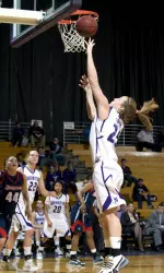 Sophomore Brittany Orban contributed 11 points in 26 minutes in NU's 79-72 victory over Duquesne Thursday night.
