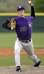 David Jensen recorded six strikeouts against Dartmouth.