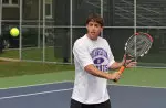 Freshman Mark Schanerman hasn't lost on the singles court in a month.