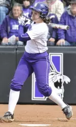 Emily Haug ranks among the Big Ten's leaders with .94 RBIs per game this season.