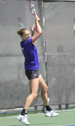 Samantha Murray won matches at No. 1 singles and No. 3 doubles for Northwestern against Penn State Saturday.