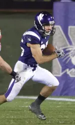 Zeke Markshausen's 91 catches are the second-most in a single season by an NU player.