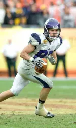 Football's Zeke Markshausen was one of the 19 Wildcat student-athletes recognized on National Student-Athlete Day.