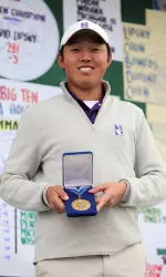 David Lipsky was one of only two players to finish the 2010 Big Ten Championships under par.