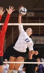 Sabel Moffett finished with 12 kills and four blocks against Ohio, picking up her second MVP honor of the season.