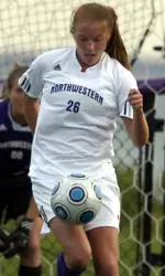 Briana Westlund scored her first career goal on a penalty kick Sunday.