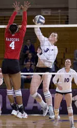 Naomi Johnson had a prolific week in leading NU to a 3-0 record and the Ohio Tournament Title.