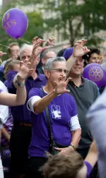 Fans display the ever-famous Wildcat