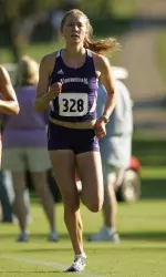 Freshman Michelle Moriset, a native of Troy, Mich., has been among Northwestern's top finishers in each of her first two collegiate meets.